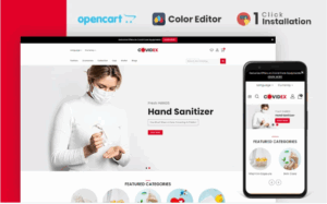 Covidex - Health + Medicine Store OpenCart Template
