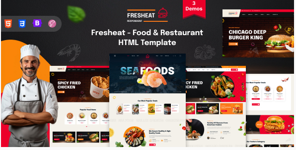 Fresheat - Food & Restaurant HTML Template