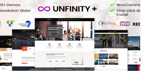 Unfinity - One Page WordPress Theme 1.3.4