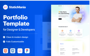 JackCreative – Personal Portfolio Bootstrap Website Template