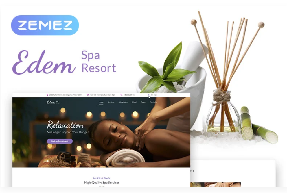 Edem - Sophisticated Beauty Salon WordPress Theme