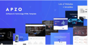 Apzo - Software App HTML Template