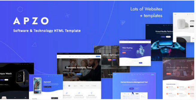 Apzo - Software App HTML Template