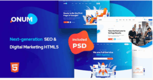 Onum - SEO & Marketing HTML5 Template
