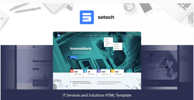 Setech - IT Services and Solutions HTML Template