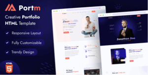 Portm - Personal Portfolio Template