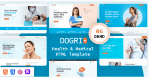 Dogri - Health & Medical Service HTML Template