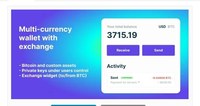 Bitcoin, Ethereum, ERC20 crypto wallets with exchange 1.1.1532