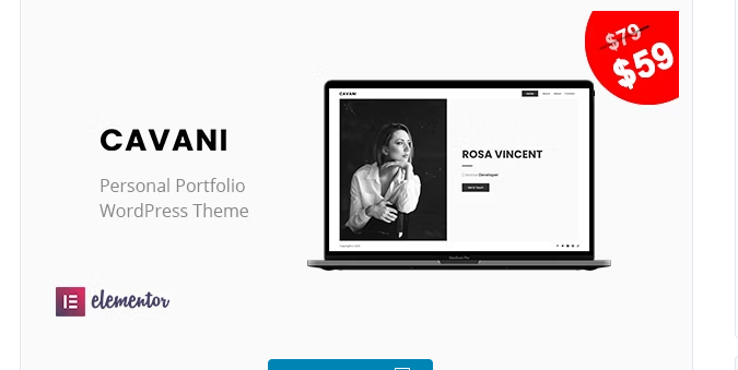 Cavani – Personal Portfolio WordPress Theme 1.0.9