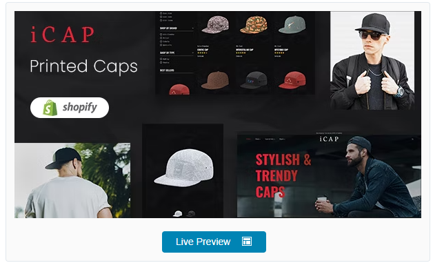 icap - Caps, Fashion Clothing Shopify Theme