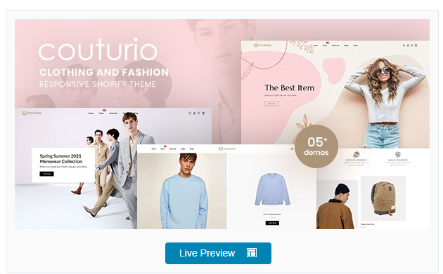 Couturio - Clothing & Fashion Responsive Shopify Theme