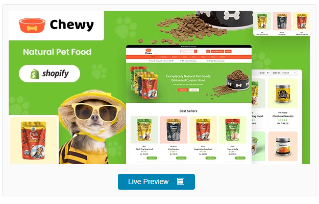 Chewy - Pet Shop Shopify Theme