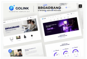 Golink - Broadband & Internet Service Provider Template Kit