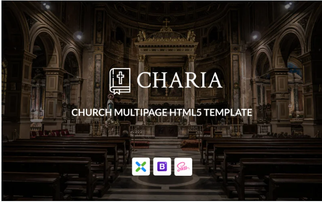 Charia - Modern Church HTML5 Website Template