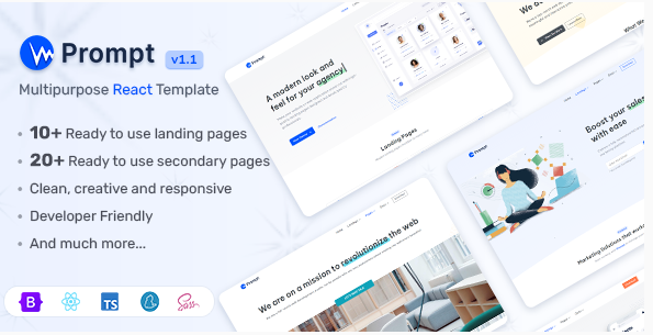 Prompt - Modern & Multipurpose React Template
