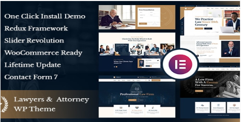 Ukilo - Law & Lawyer WordPress Theme 1.0