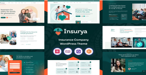 Insurya - Insurance WordPress Theme  1.0