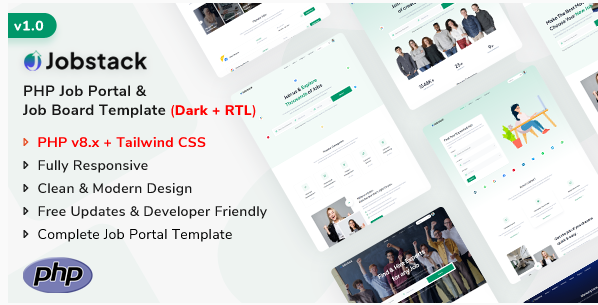 Jobstack - PHP Job Portal & Job Board Template