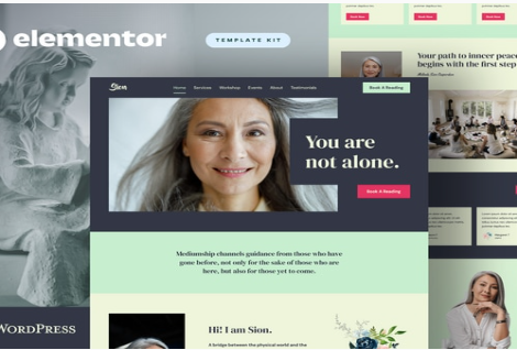 Sion - Psychic Medium Elementor Template Kit 1.0