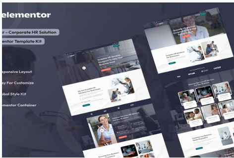 Auhar - Corporate HR Solutions Elementor Template Kit 1.0