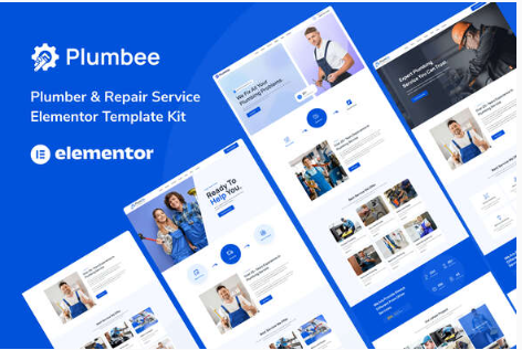 Plumbee – Plumber & Repair Services Elementor Template Kit 1.0