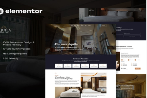 Aquila - Luxury Hotel & Resort Elementor Template 1.0
