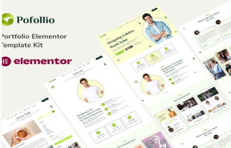 Pofollio - Portfolio Elementor Template Kit 1.0