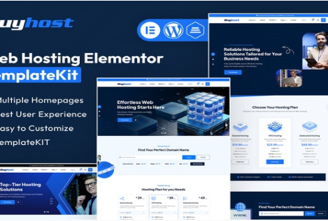 Buyhost - Web Hosting Elementor Template Kit 1.0
