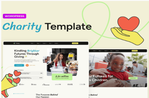 Vively – Charity & Donation Elementor Pro Template Kit 1.0