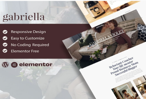 Gabriella - Motivator & Business Coach Elementor Template Kit 1.0
