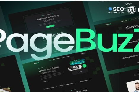 PageBuzz - Digital Agency Elementor Template Kit 1.0