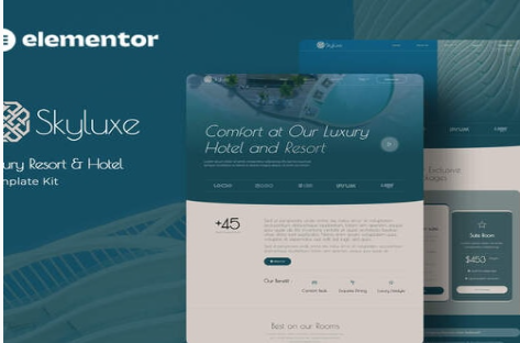 Skyluxe - Luxury Resort & Hotel Elementor Template Kit 1.0
