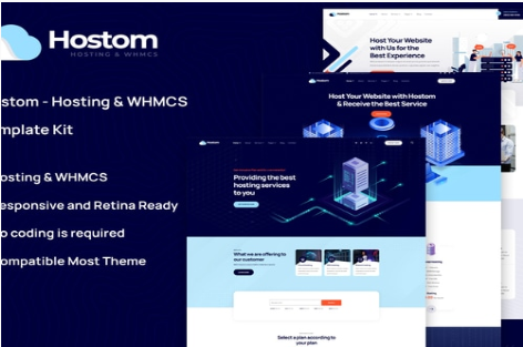 Hostom - Hosting & WHMCS Elementor Template Kit 1.0