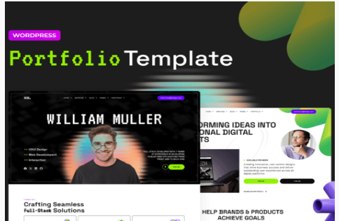 Vectra – Developer Portfolio Elementor Pro Template Kit 1.0