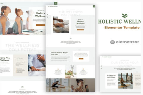 Holistic Welness - Alternative Health Elementor Template Kit 1.0