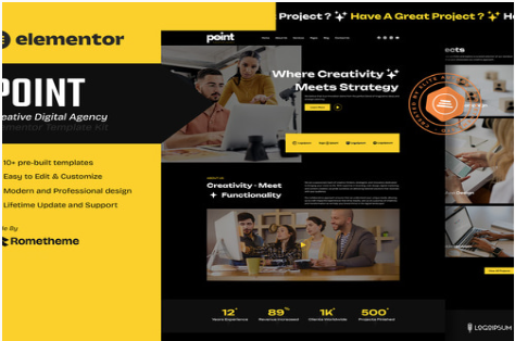 Point - Creative Digital Agency Elementor Template Kit 1.0