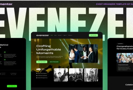 Evenizer - Event Organizer Elementor Template Kit 1.0