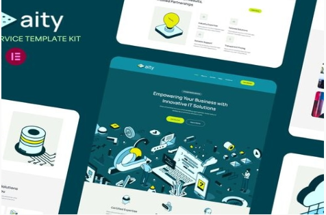 Aity - IT & Software Service Elementor Template Kit 1.0
