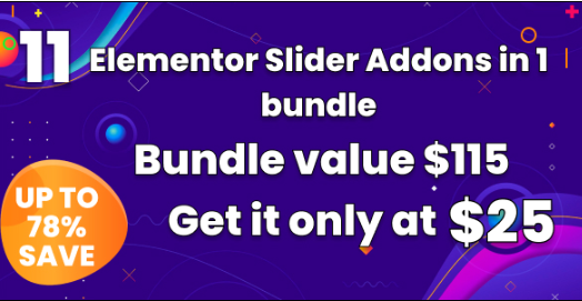 BWD Slider Bundle For Elementor 1.0