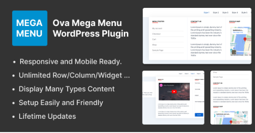 Mega Menu WordPress Plugin - Ova 1.0.2