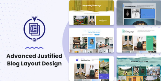 Advanced Justified Blog Layout Design 1.0