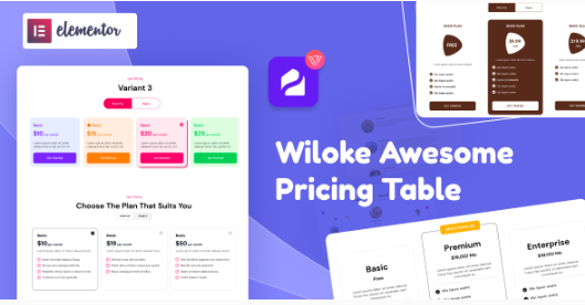 Wiloke Awesome Pricing Table for Elementor 1.0