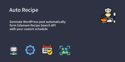 Auto Recipe - WP Automatic Recipe Posts Generator 1.0.4