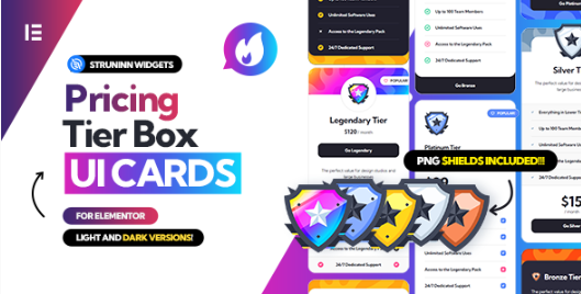 Pricing Tier Box - UI Cards for Elementor 1.0