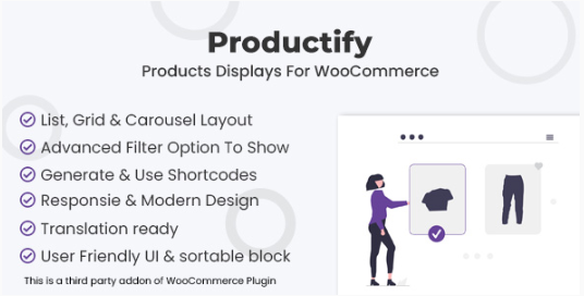 Products Displays For WooCommerce - Productify 1.1.2
