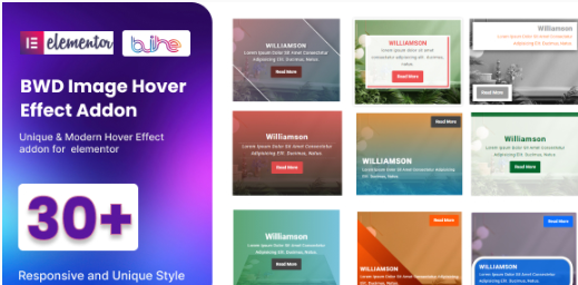 BWD Image Hover Effect addon for elementor 1.0
