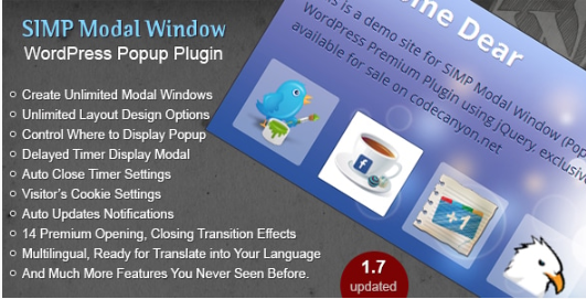 Simp Modal Window - WordPress Plugin 1.7