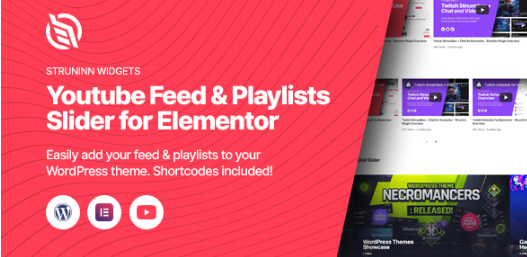Struninn - Youtube Feed and Playlists Slider 1.0.1