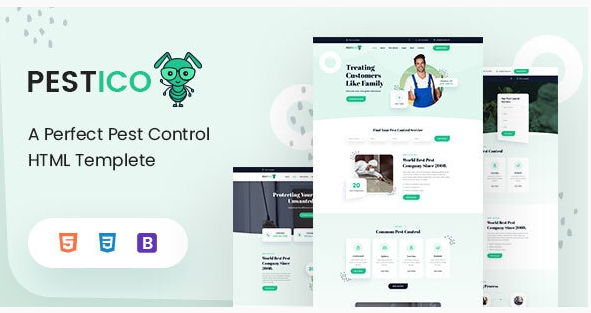 Pestico - Pest Control Services HTML Template