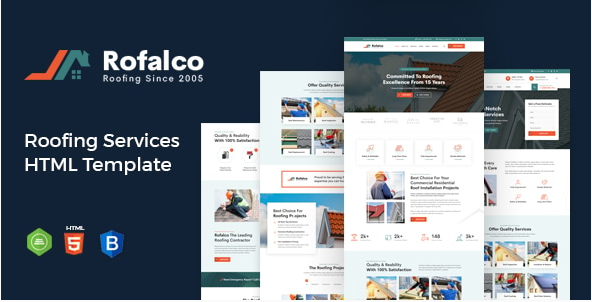 Rofalco - Roofing Services HTML Template